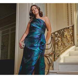 Adrianna Papell | Dresses | Adrianna Pappel Lace One Shoulder Dress |  Poshmark